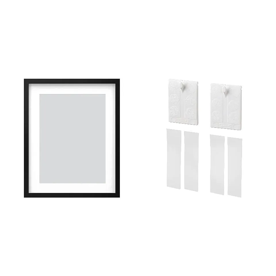 frame + adhesive hook ×2, photo 1