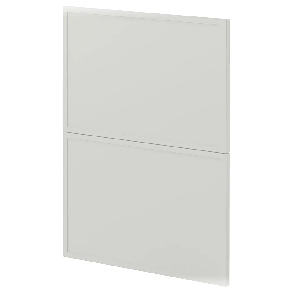 METOD 2 fronts for dishwasher, Aspudden light grey, 60 cm