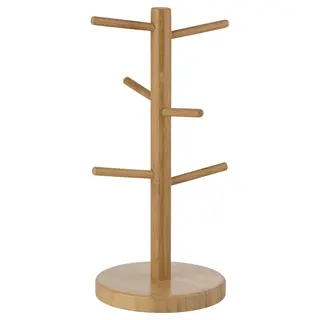 OSTBIT mug stand, bamboo, Height 33 cm