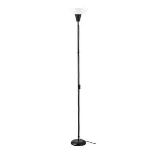 TÅGARP floor uplighter, black/white, Height 180 cm
