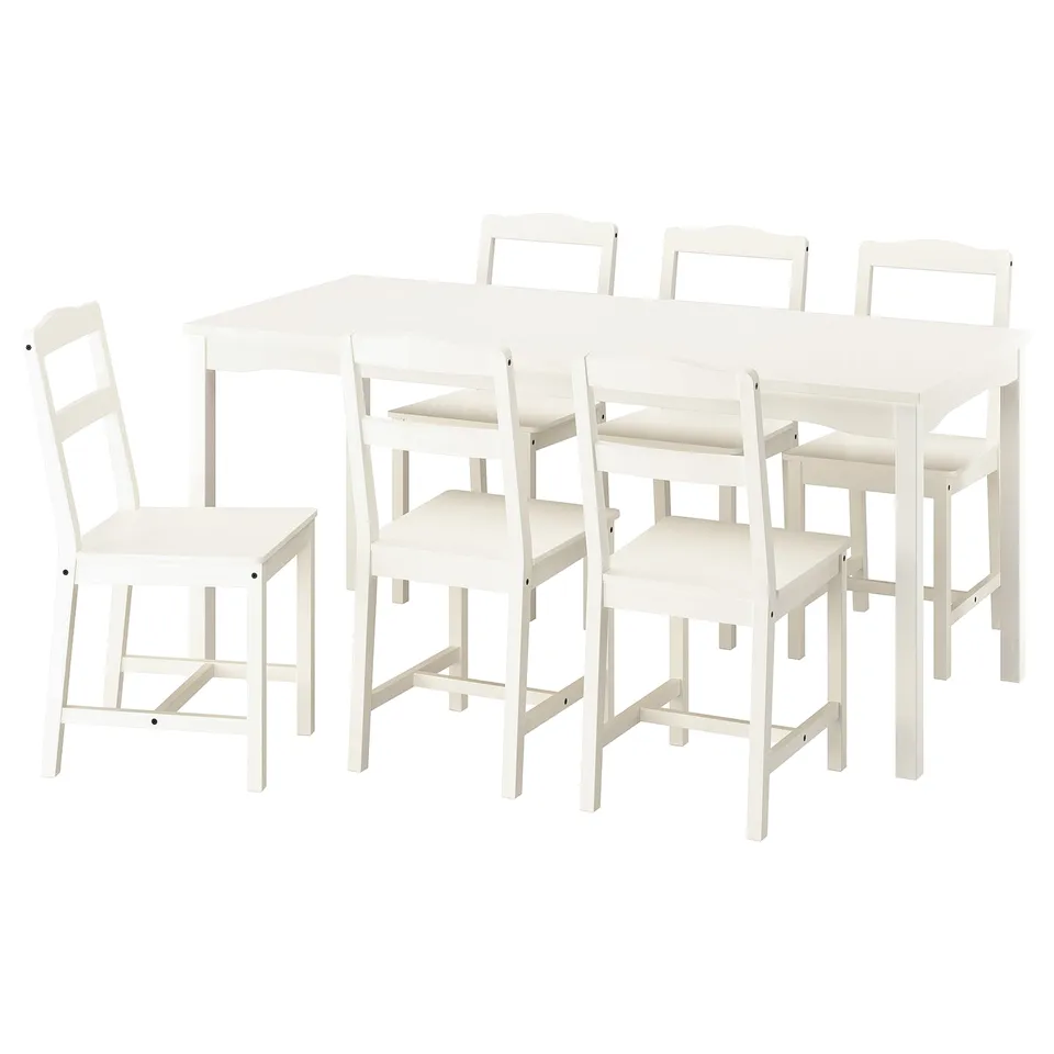 part: HAUGA / HAUGA table and 6 chairs