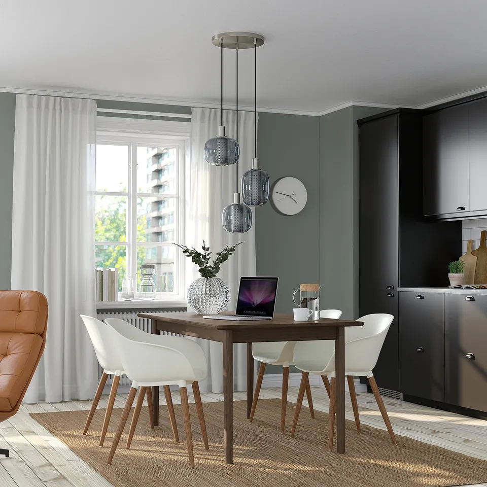 part: SKANSNÄS / GRÖNSTA table and 4 chairs