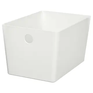 KUGGIS box, white, 18x26x15 cm