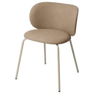 KRYLBO chair, Tonerud dark beige, Depth 51 x Height 75 x Width 55 cm