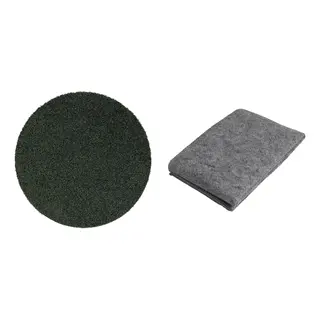 STOPP/VINDEBÄK set: rug, high pile + rug underlay with anti-slip