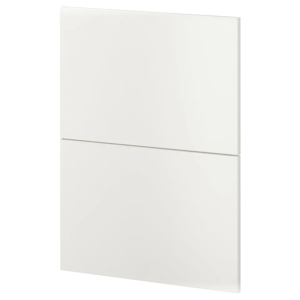 METOD kitchen panel, white, rectangular, smooth.