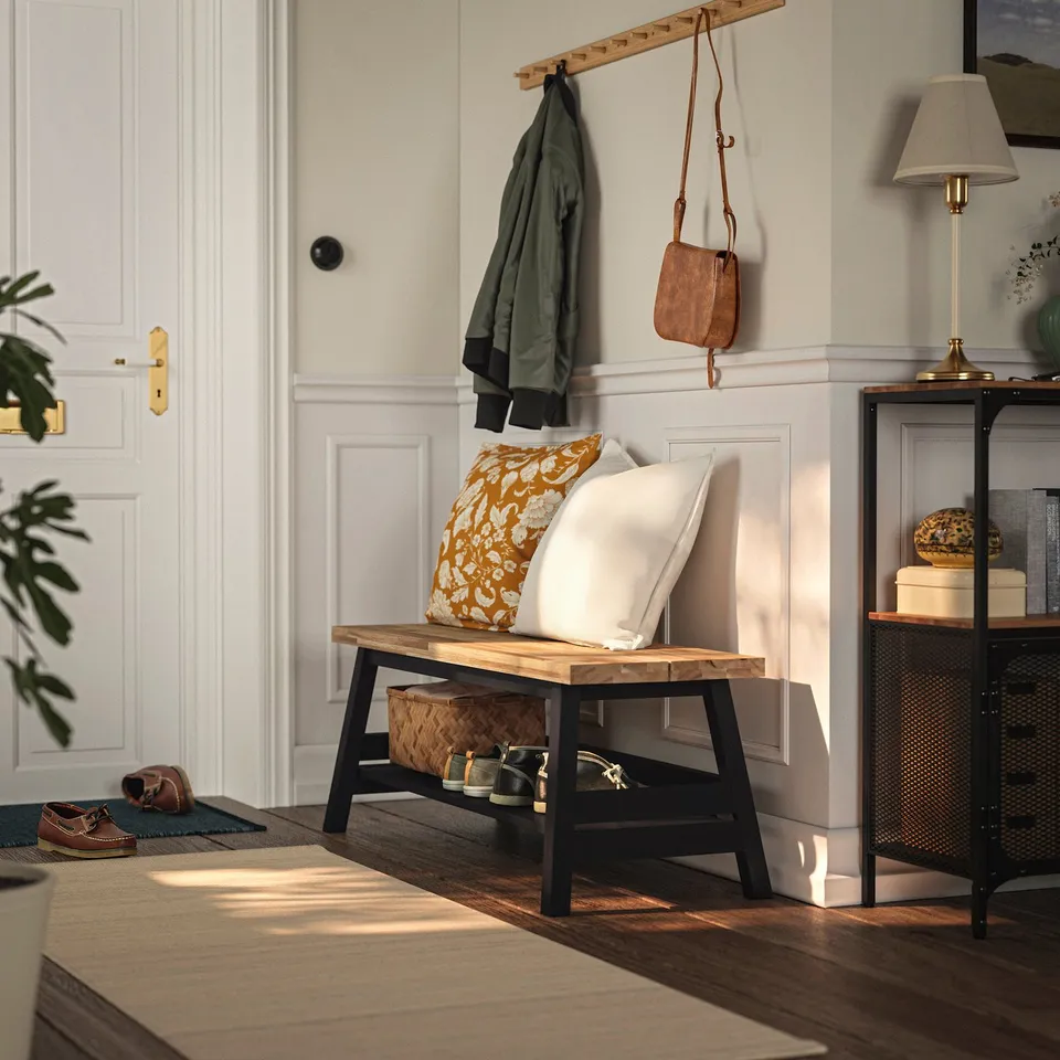 part: SKOGSTA bench with storage