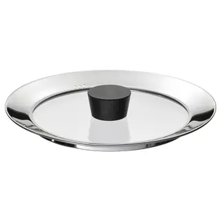 KLOCKREN lid, glass, 21 cm