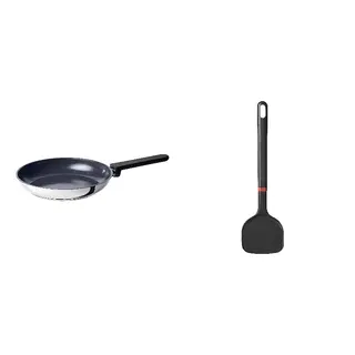 pan + spatula set: frying pan + wok spatula