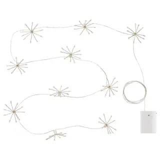 STRÅLA LED lighting chain, sparkler/battery-operated, 2.2 m