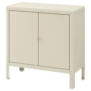 KOLBJÖRN cabinet in/outdoor, beige, 80x81 cm