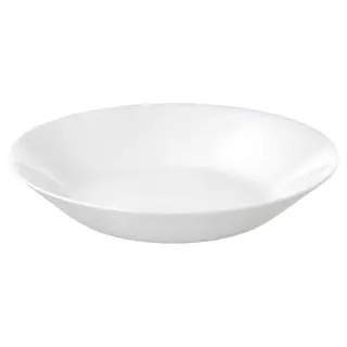 OFTAST deep plate, white, 20 cm