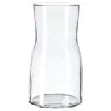 TIDVATTEN vase, clear glass, 17 cm