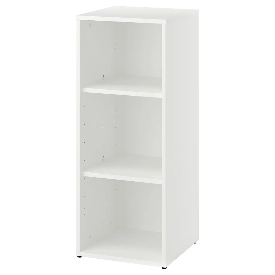 LASTARE Shelving combination, white, 40x42x101 cm