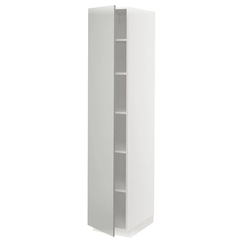 Modern grey kitchen cabinet