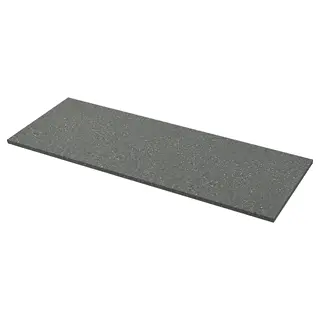 EKBACKEN worktop, grey terrazzo effect/laminate, 246x2.8 cm