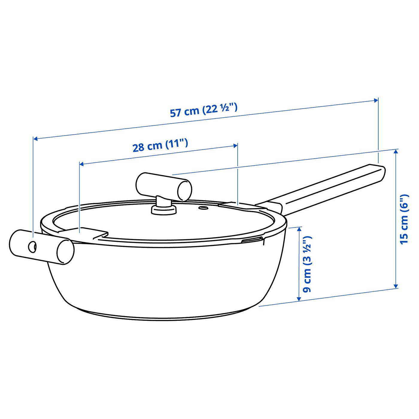 Illustration with measurements for the product: KLIPPFISK.