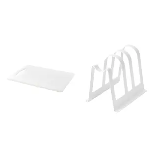 cutting board + stand set: chopping board + cutting board and lid stand