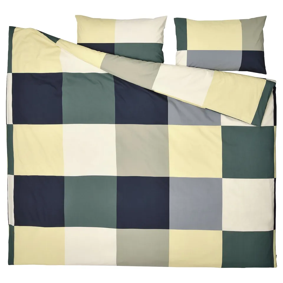part: BRUNKRISSLA duvet cover and 2 pillowcases