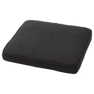 JÄRPÖN/DUVHOLMEN chair cushion, outdoor, anthracite, 50x50 cm