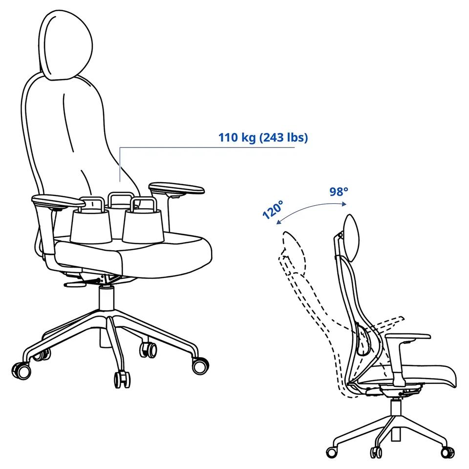part: UTKLASSNING gaming chair