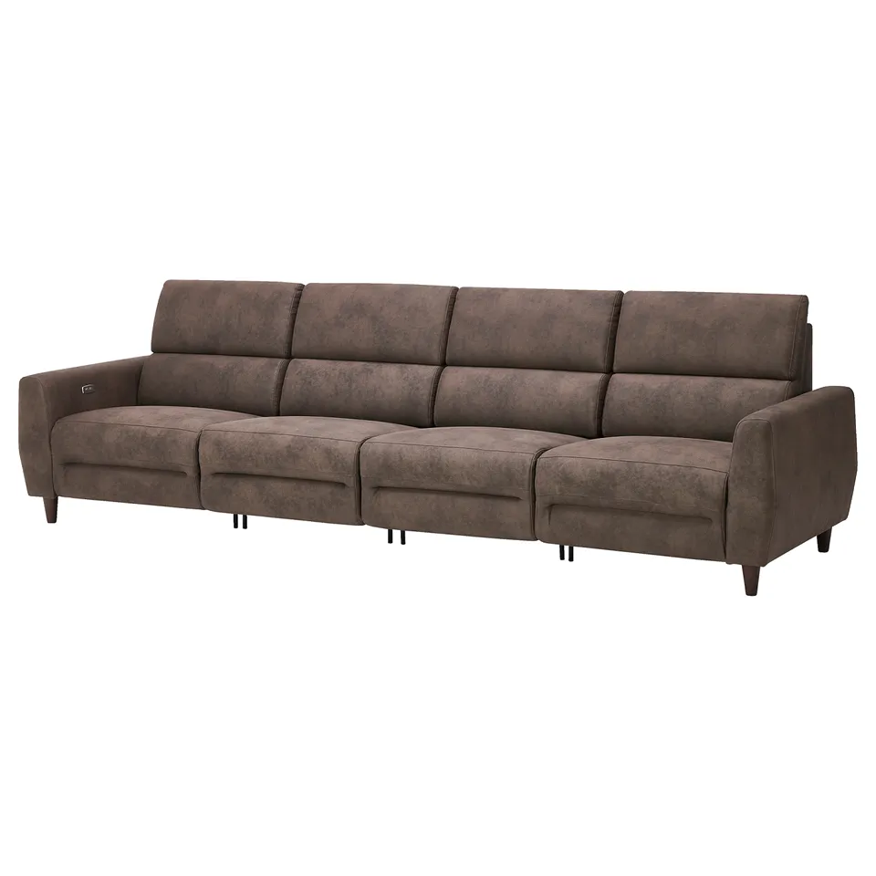 part: RULLERUM 4-seat sofa w 2 electric recliners