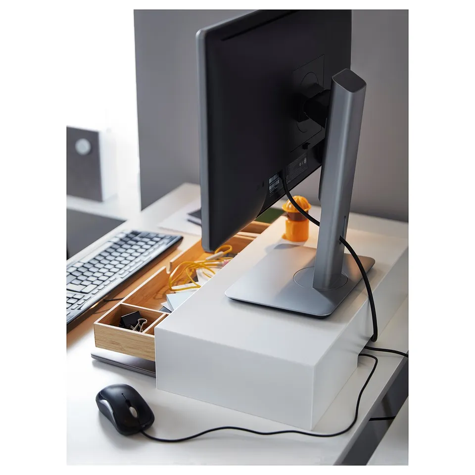 part: ELLOVEN monitor stand with drawer
