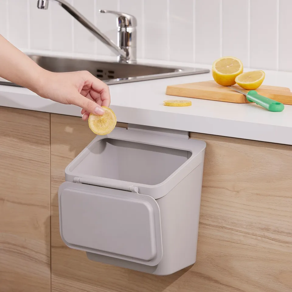part: SKOLÄST waste bin for cabinet with door