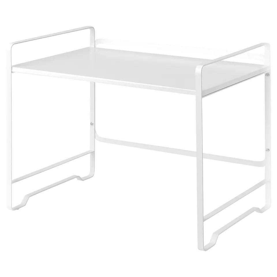 AVSTEG, white kitchen rack, steel, two-shelf, countertop organiser.