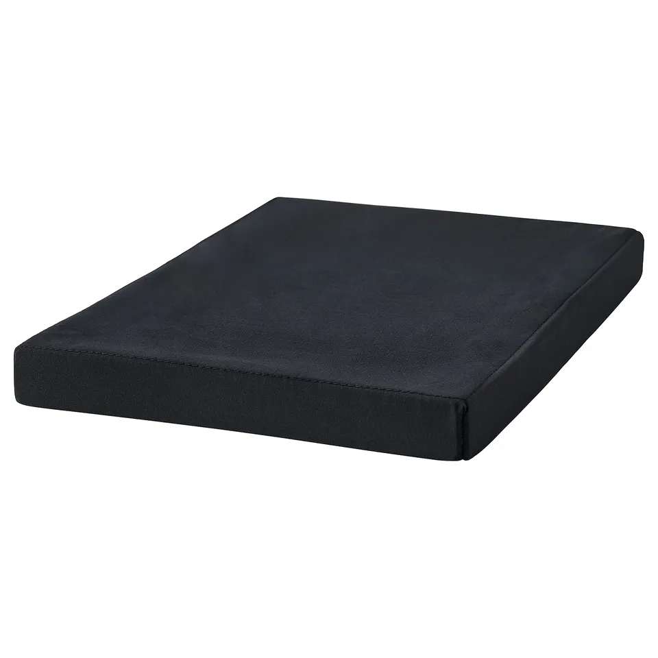 DRÖNA Lid, black textile, 36x26 cm