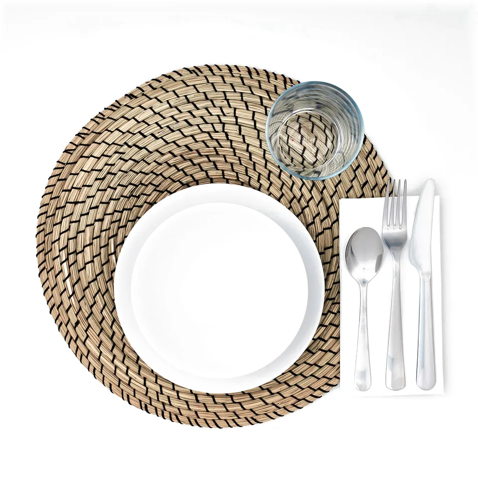 LÄTTAD mat, plate, glass, cutlery on table.