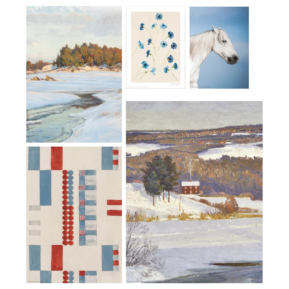 BILD Poster, set of 5, Nordic imagery