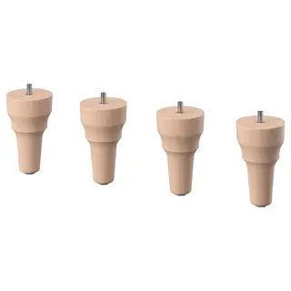 ESSEBODA legs for sofa, birch, Height 12 cm