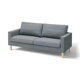 SALTSJÖBADEN cover for 3-seat sofa, Gunnared medium grey