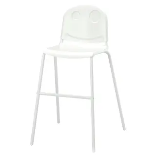 VILDGÅS junior chair, white/white, Width 46 x Depth 49 x Height 79 cm