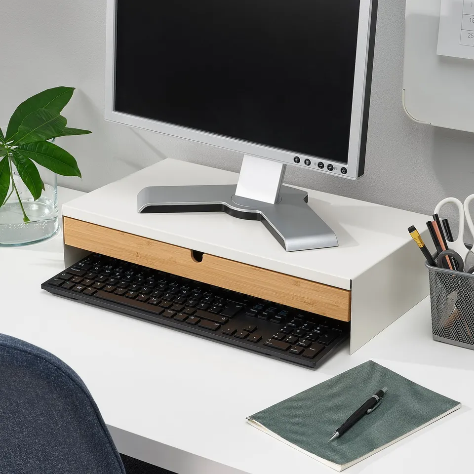 part: ELLOVEN monitor stand with drawer