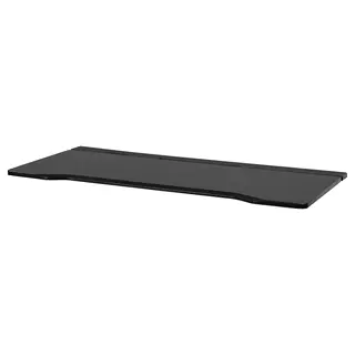UTMANING table top, black, 160x80 cm