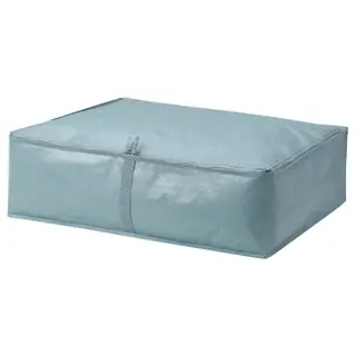BRUKSVARA storage case, blue, Depth 53 x Height 19 x Width 62 cm