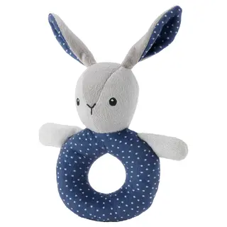 GULLIGAST rattle, grey/blue, Length 15 cm
