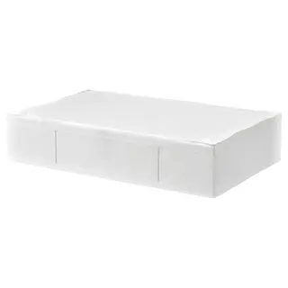 SKUBB storage case, white, Width 93 x Depth 55 x Height 19 cm