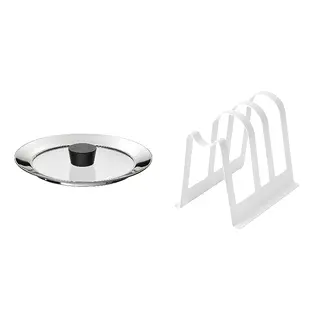 pan lid + stand set: lid + cutting board and lid stand