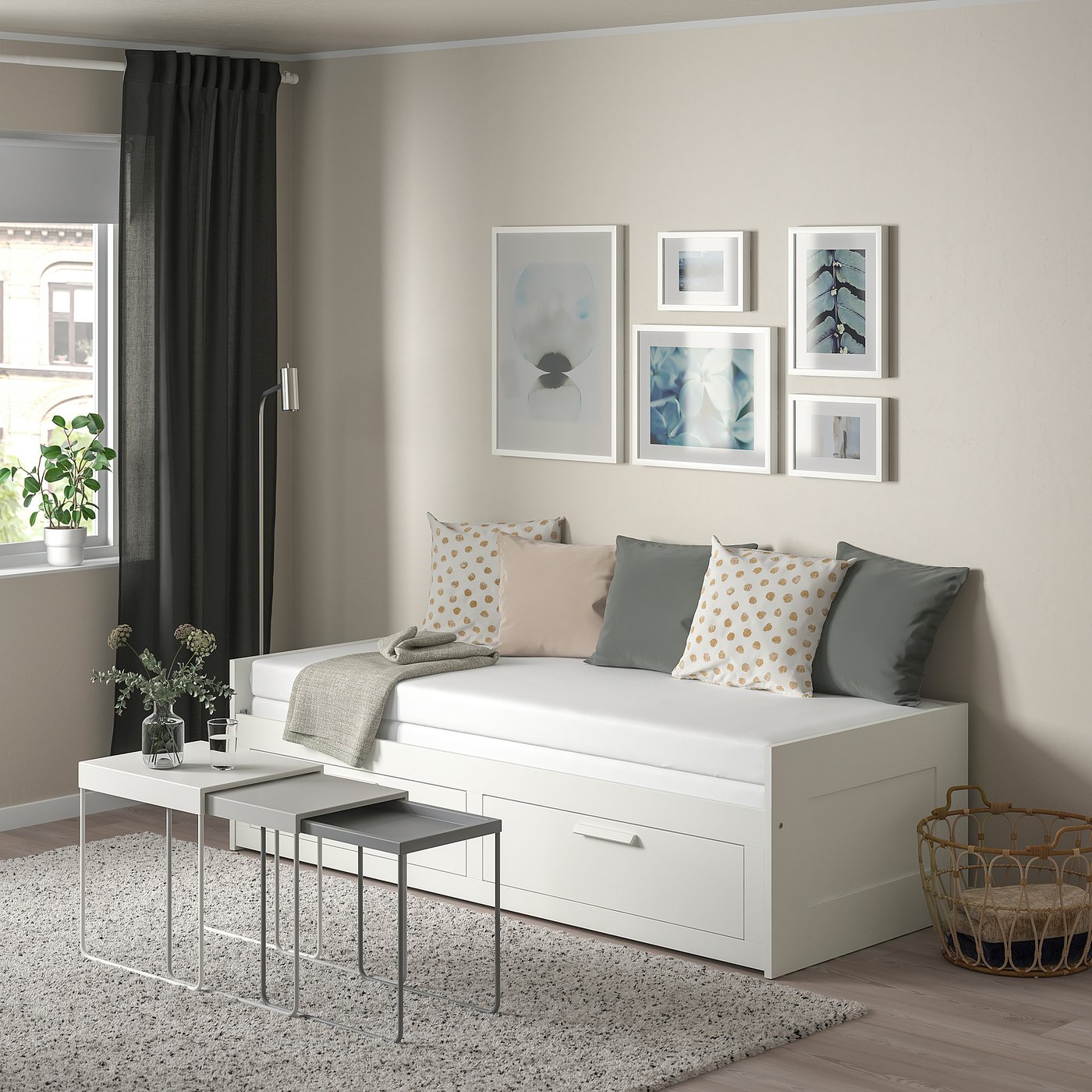 part: BRIMNES bedroom furniture, set of 3