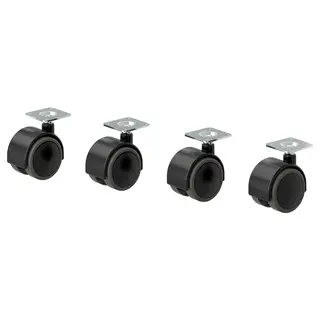 ALEX castor, black, 50 mm