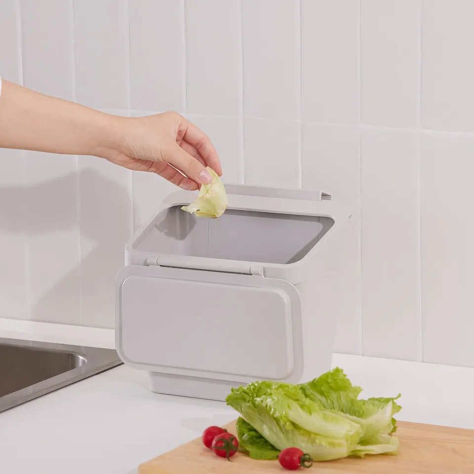 part: SKOLÄST waste bin for cabinet with door
