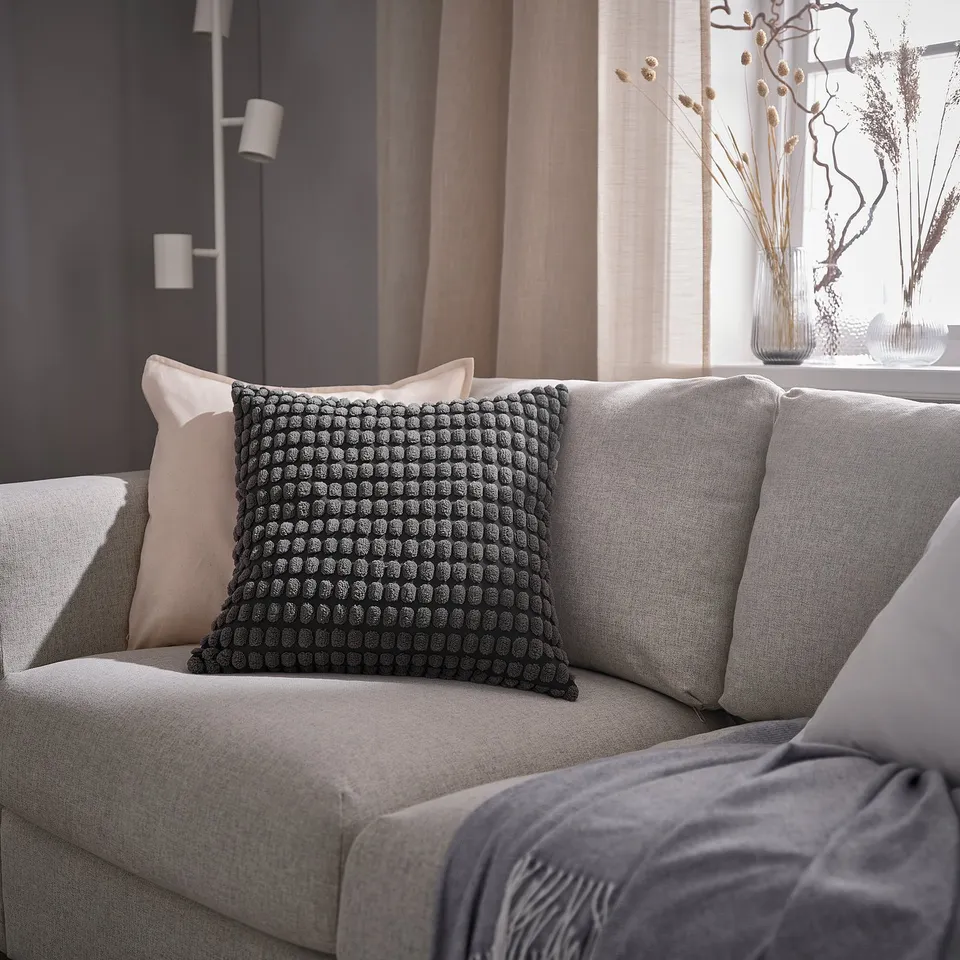 part: SVARTPOPPEL cushion cover