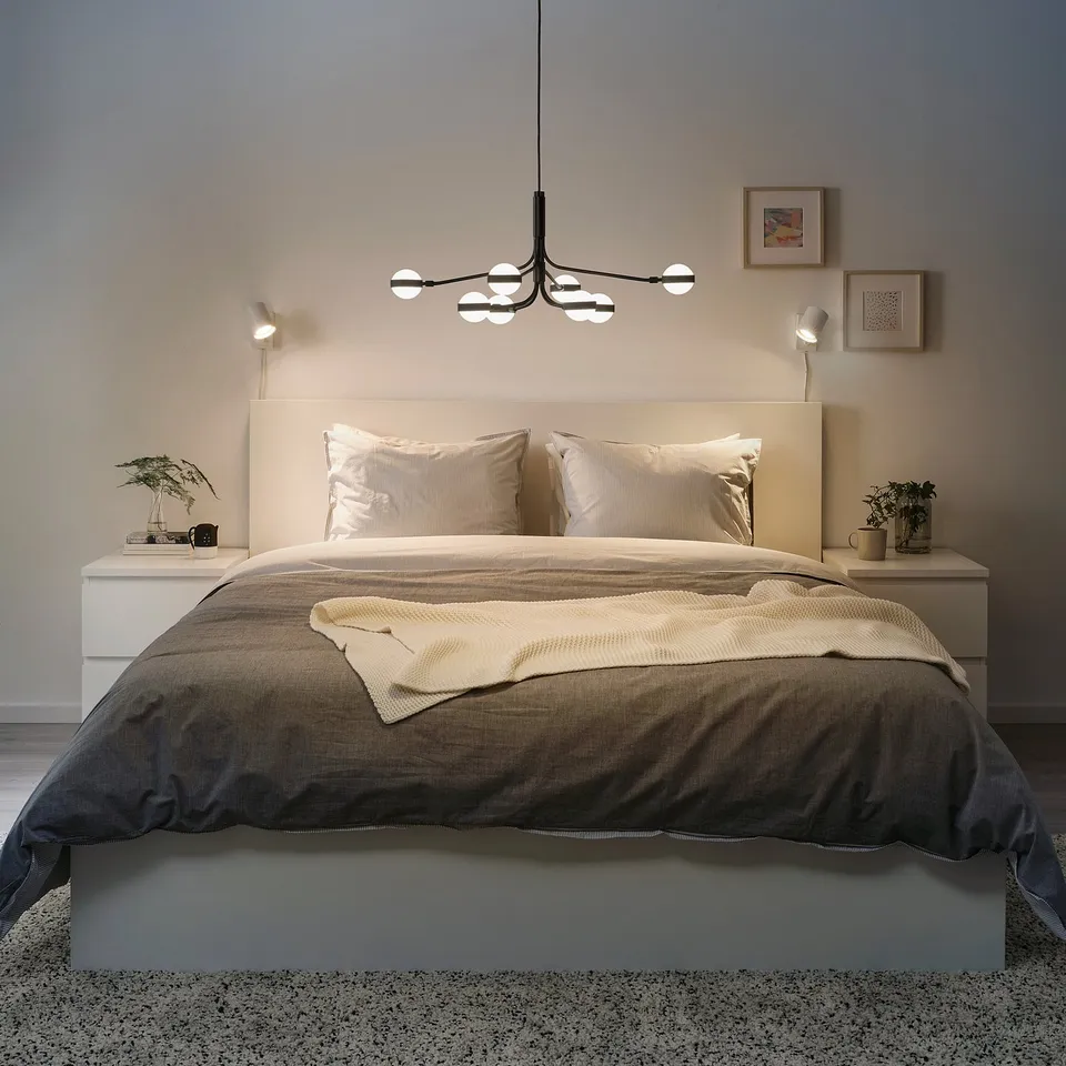part: STORSLINGA LED chandelier, 8-armed