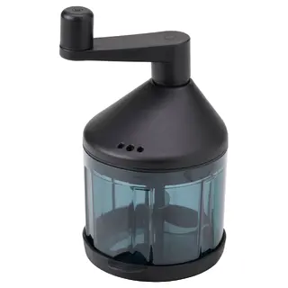STENSNULTRA vegetable chopper, black grey-turquoise/transparent, Height 19 x Width 13 cm