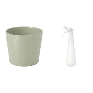 BROKSPIREA/TOMAT set: plant pot + spray bottle