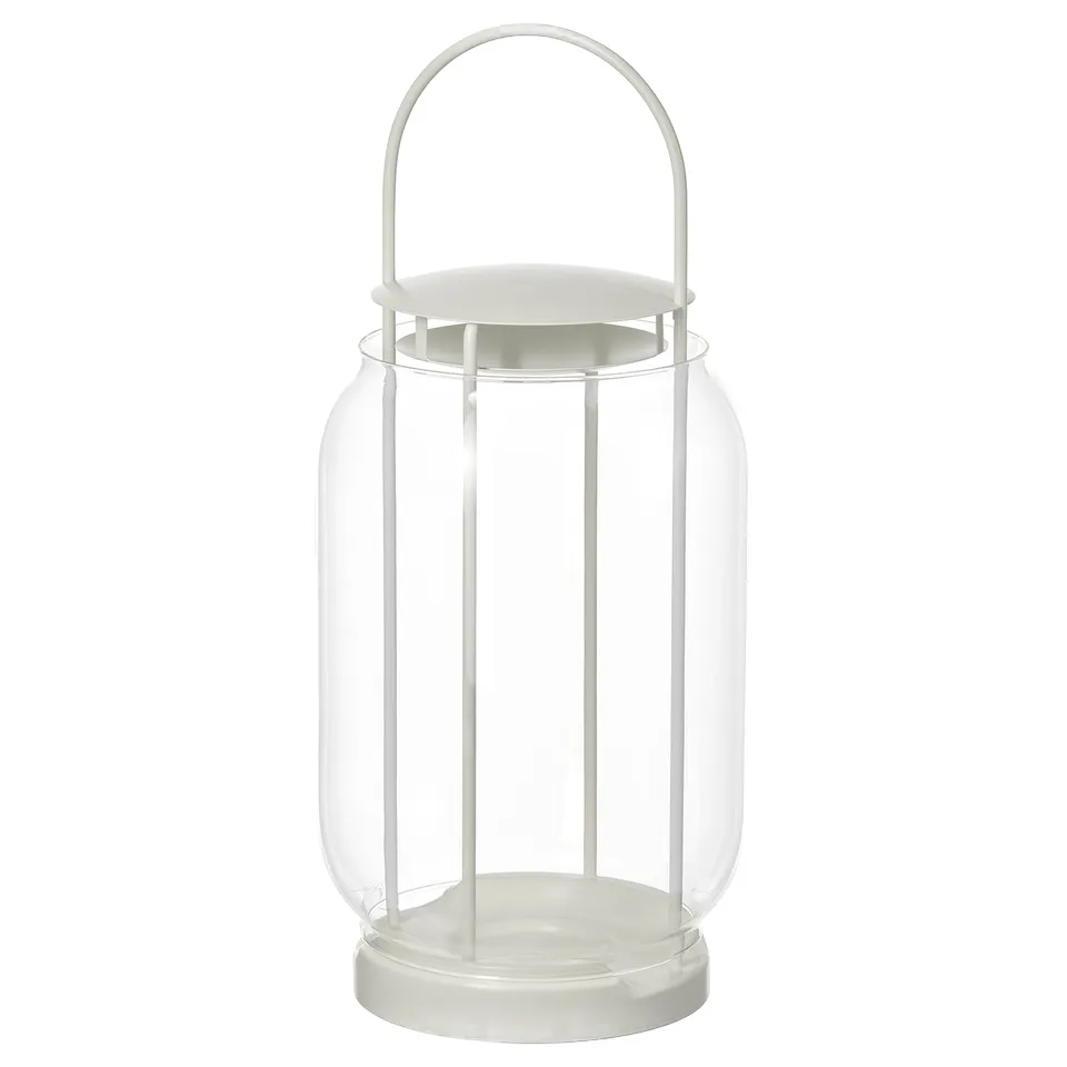 part: TOFSAND lantern for pillar candle, in/out