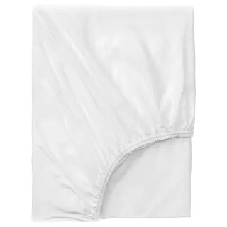 VÅRVIAL fitted sheet for day-bed, white, 80x200 cm